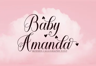 Creativefabrica Baby Amanda Font слив