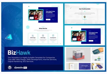 Themeforest BizHawk - Corporate Agency Elementor Template Kit слив