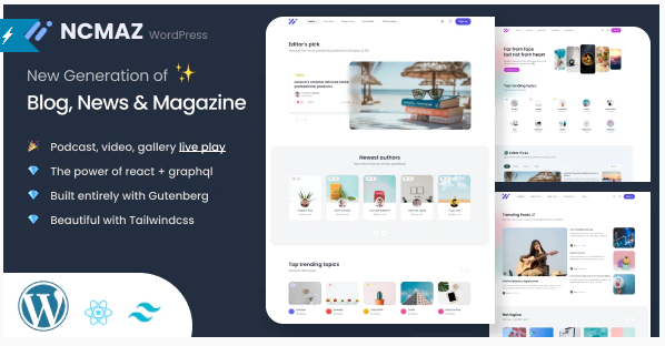 Themeforest Ncmaz - Blog Magazine WordPress Theme 2021 слив курса