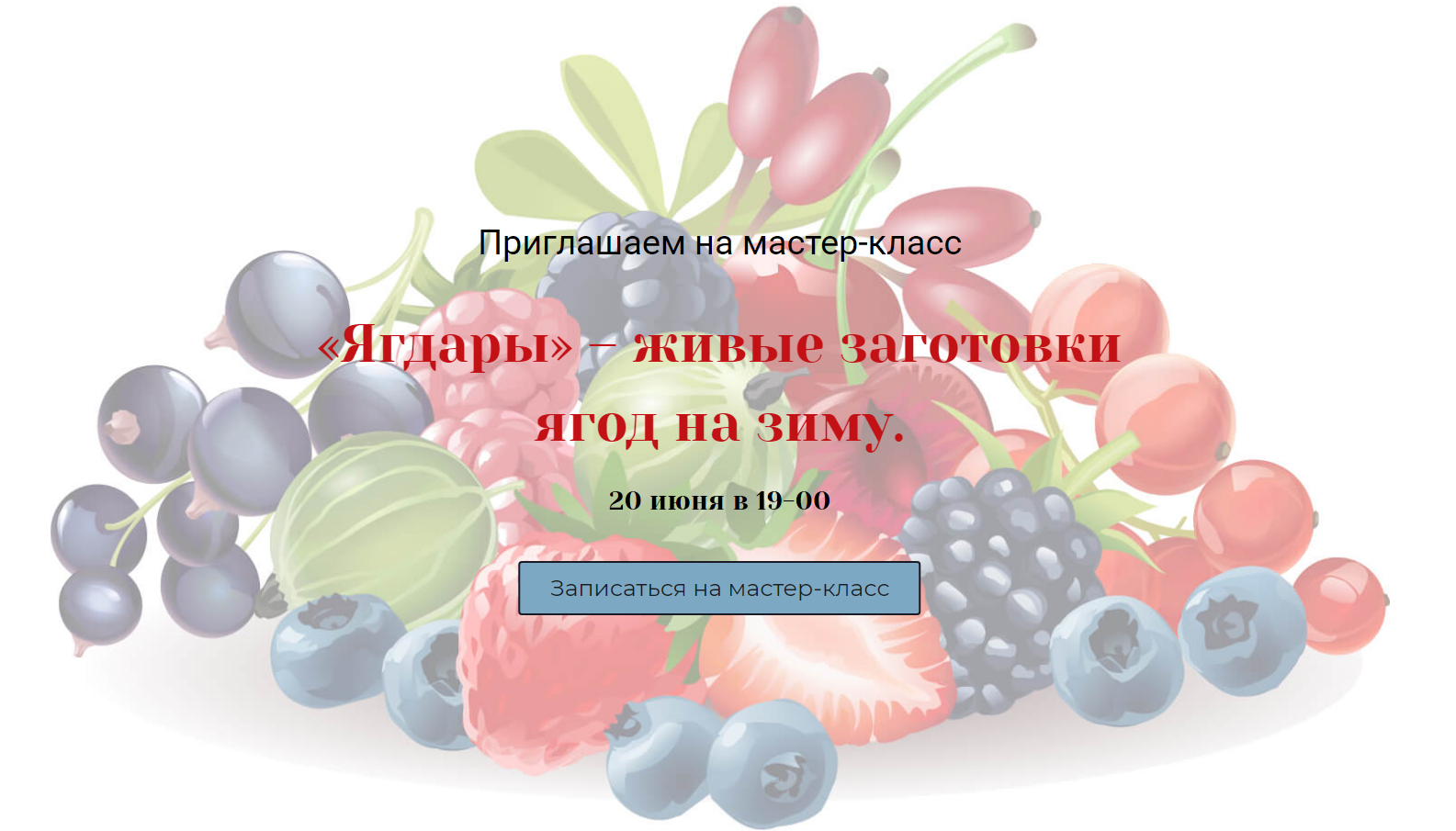 «Ягдары» – живые заготовки ягод на зиму 2018 слив курса