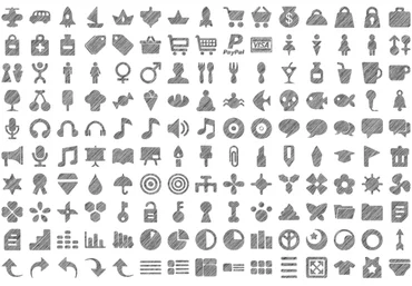Bundlestorm Gorgeous Vector Sketch Icons слив