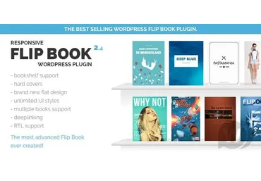 CodeCanyon Responsive FlipBook Plugin v2.5.0 - флипбук плагин WordPress слив