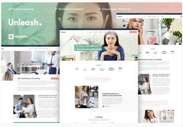 Themeforest Unleash - Life Coach Template Kit скачать слив