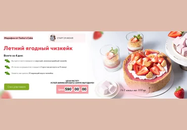 Таша Коробейникова Tasha`s Cake School Марафон Летний ягодный чизкейк 2022 скачать слив
