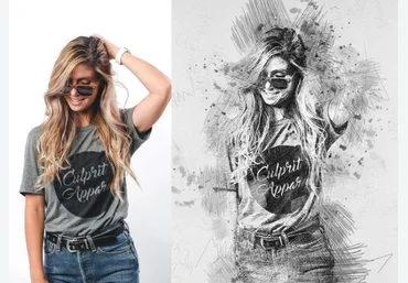 Graphicriver Sketching Separator Photoshop Action 2020 слив