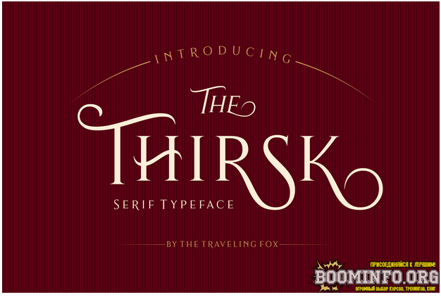 Creativefabrica Thirsk Font 2021 слив курса