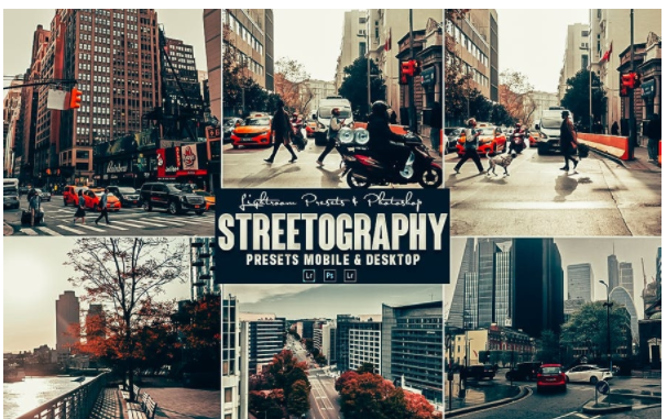Elements.Envato Stretographer Photoshop Action & Lightrom Presets 2021 слив курса
