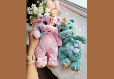 Дарья Киселёва teddy_knitted Дракоша 2023 слив