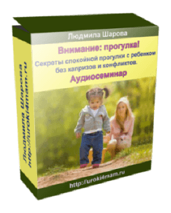 Как спокойно гулять с малышом на детской площадке - Л.Шарова слив курса