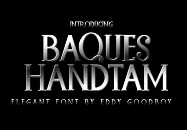 Creativefabrica Baques Handtam Font слив
