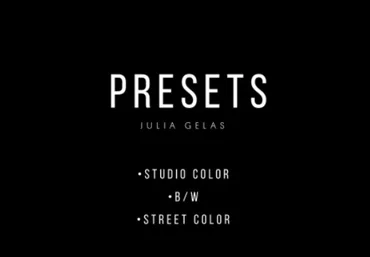 Юлия Гелас Presets Julia Gelas 2021 слив