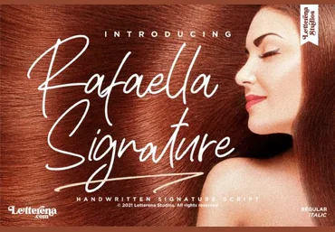 Creativefabrica Rafaella Signature Font слив