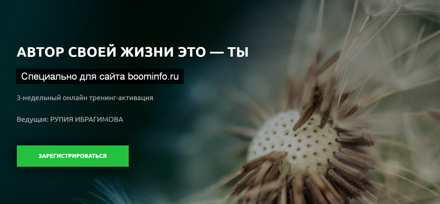 Рупия Ибрагимова Автор своей жизни это - ты 2020 слив курса