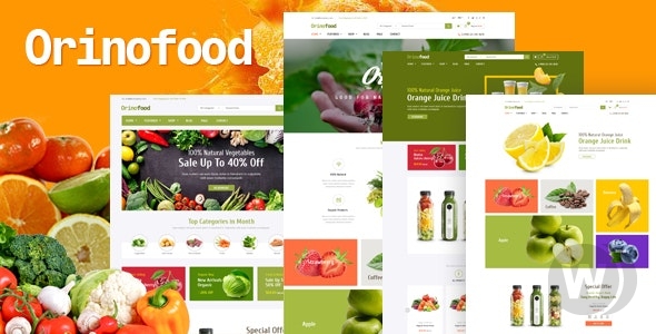 хЕOrinofood v1.0 - магазин полезной еды OpenCart 3 слив курса