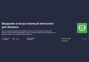 Future Academy Stepik Введение в искусственный интеллект для бизнеса 2025 слив