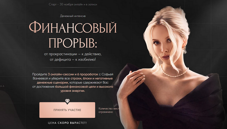 Софья Ванеева Финансовый прорыв. Тариф Silver 2024 слив курса