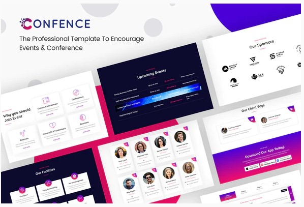 Themeforest Confence - Event & Conference Elementor Template Kit слив курса