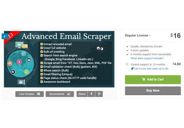 Advanced Email Scraper AES слив