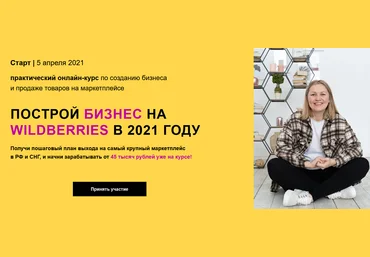 Елена Радионова Построй бизнес на WILDBERRIES В 2021 году 2021 слив